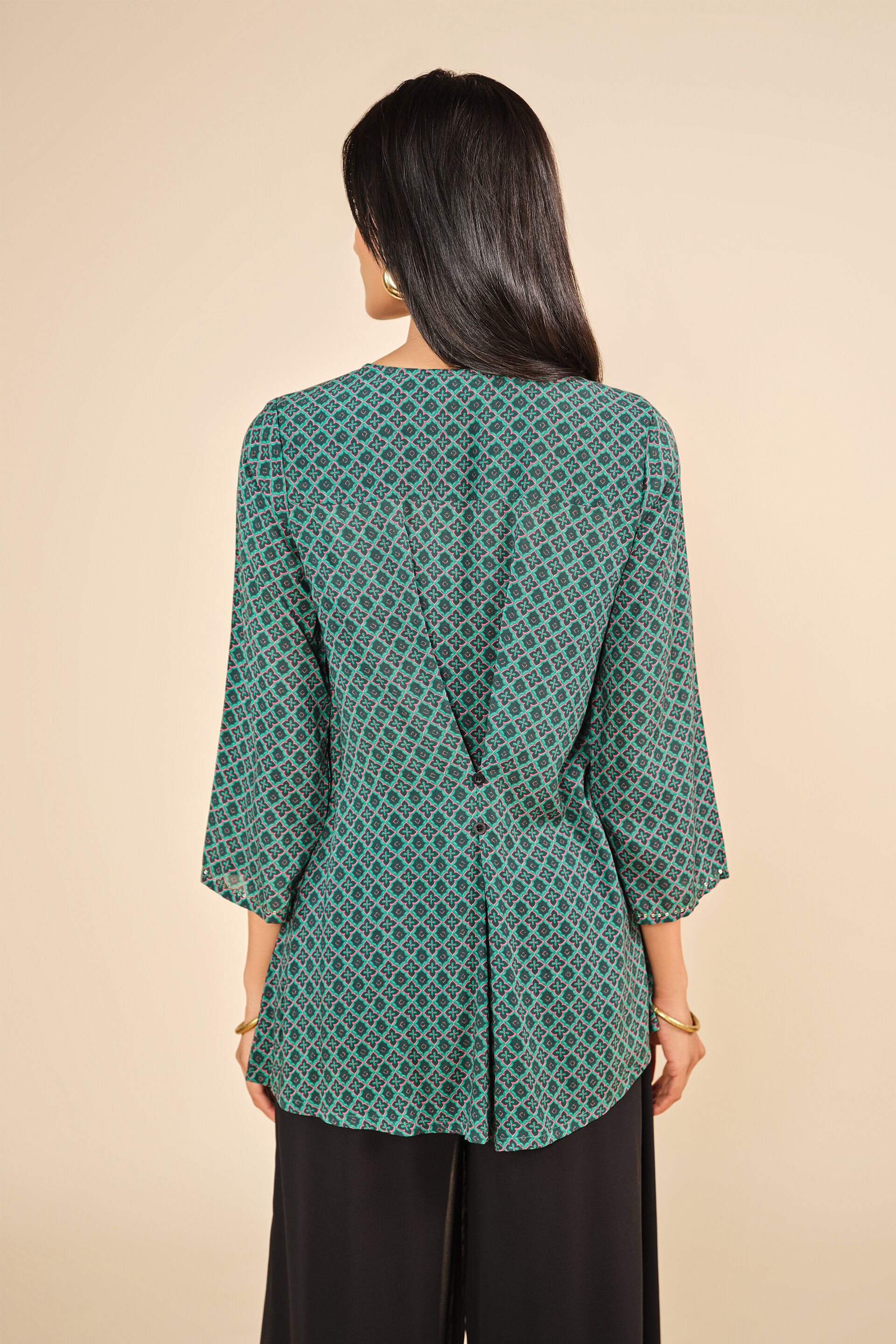 Yaara Top, Teal, image 5